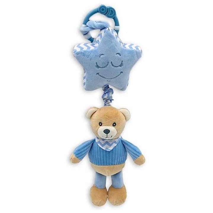 Csörgős játék babáknak Tulilo 890149-1, Kék 0-3 hónapos korig