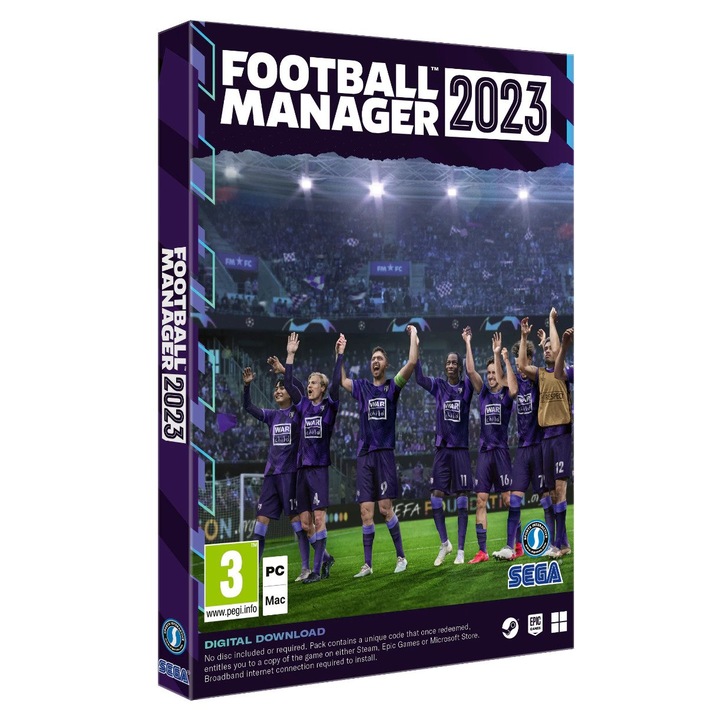 Football Manager 2023 játék, PC, Steam CD-kulcs, digitális letöltés
