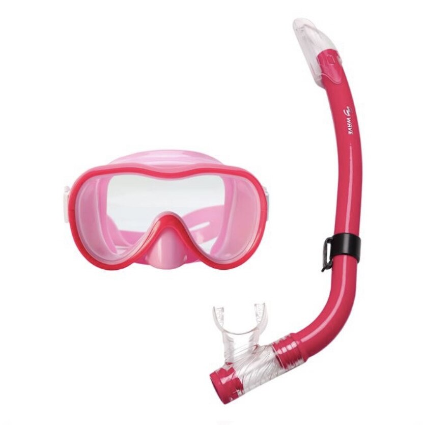 Masca Roz Set de masca pentru inot si snorkeling, roz, 6-12 ani - eMAG.ro