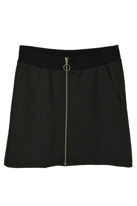 Fusta de dama, s.Oliver, Poliester, 36, Gri inchis