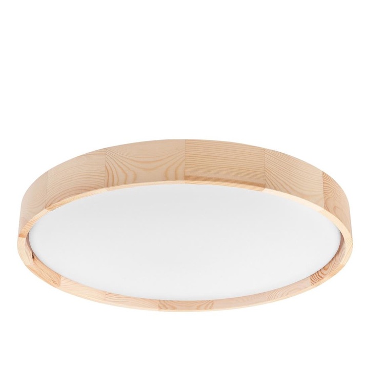 Plafoniera Smart, Brilagi, Metal/Plastic, LED/36W/230V, Telecomanda, Alb/Bej, BG0486