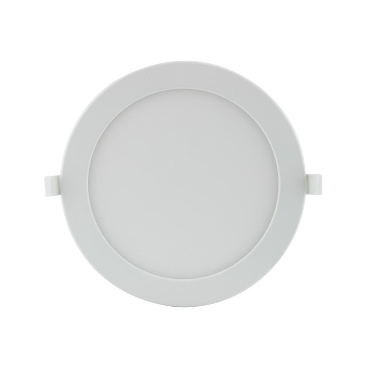 Plafoniera LED FK Technics, 18W, alb, IP44, 3.2cm, temperatura de culoare ajustabila