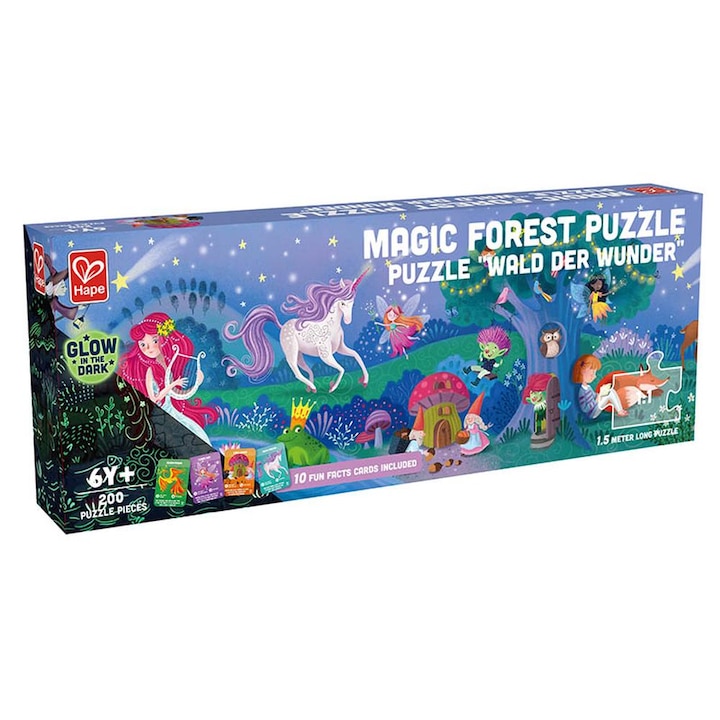 Пъзел, Hape, Магическа гора, Свети на тъмно, 200 части