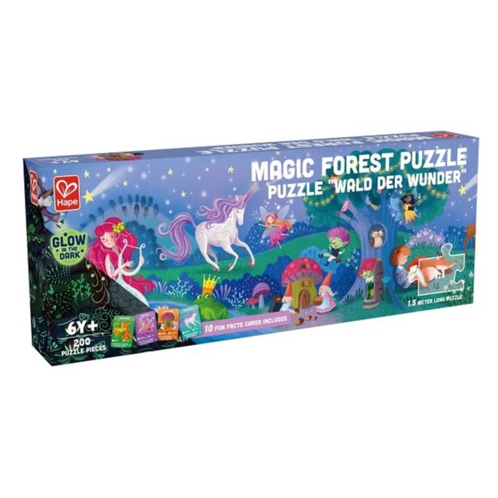 Puzzle fotoluminoscent - Zane, 200 piese, 6 ani+