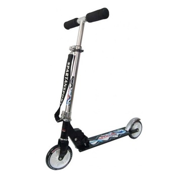 Trotineta Spartan XC-145 pliabila, Negru/Albastru Trotineta Spartan XC-145 pliabila, Negru/Albastru