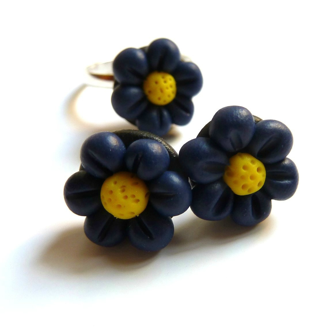 Set floricele albastre, Lisa-Shop, handmade