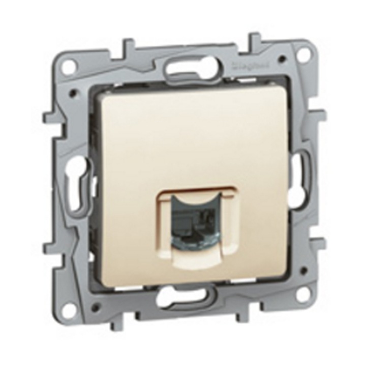 Контакт Legrand Niloe 664875, STP RJ45, Cat6A, Слонова кост