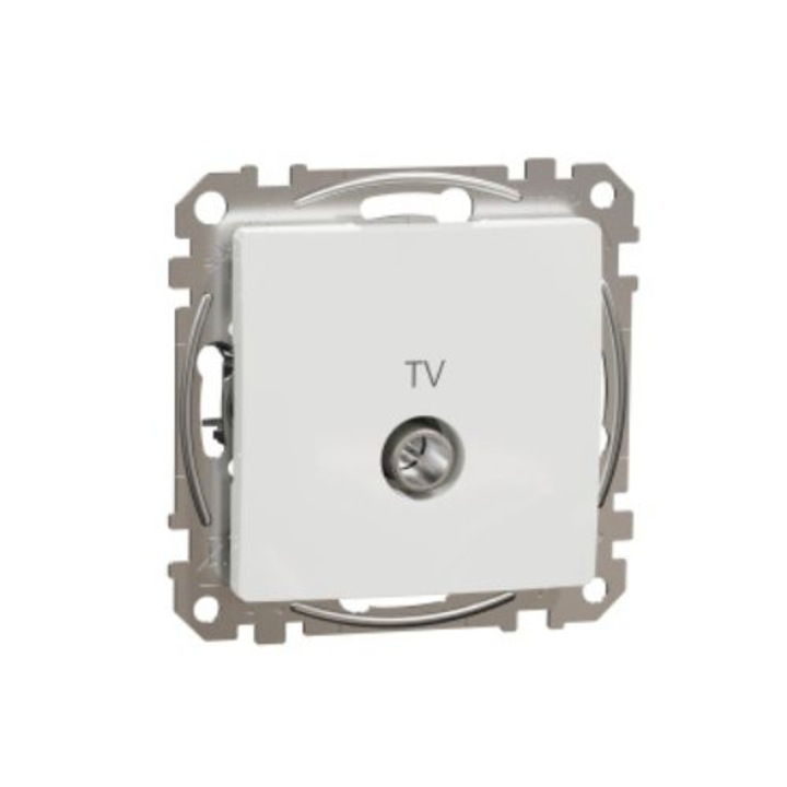 Крайна TV розетка Schneider Sedna Design SDD111471 4dB Бяла