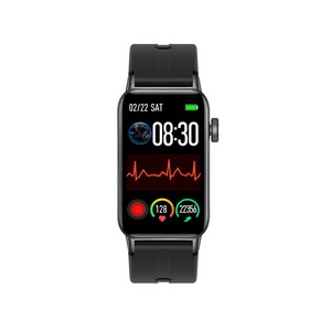 Smartwatch barbati - femei, ritm cardiac, oxigen sange, tensiune arteriala, Efour Tech F45, negru