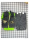 Tricou cu vesta si pantaloni lungi din denim, Verde