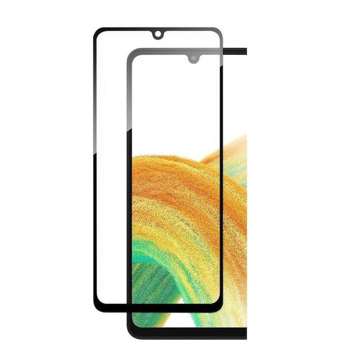 Скрийн протектор от закалено стъкло Wozinsky Full Glue Tempered Glass за Samsung Galaxy A34 5G, 9H, с черна рамка