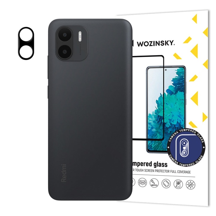 Протектор за камера от закалено стъкло Wozinsky Full Camera Glass за Xiaomi Redmi A2, Redmi A1, 9H