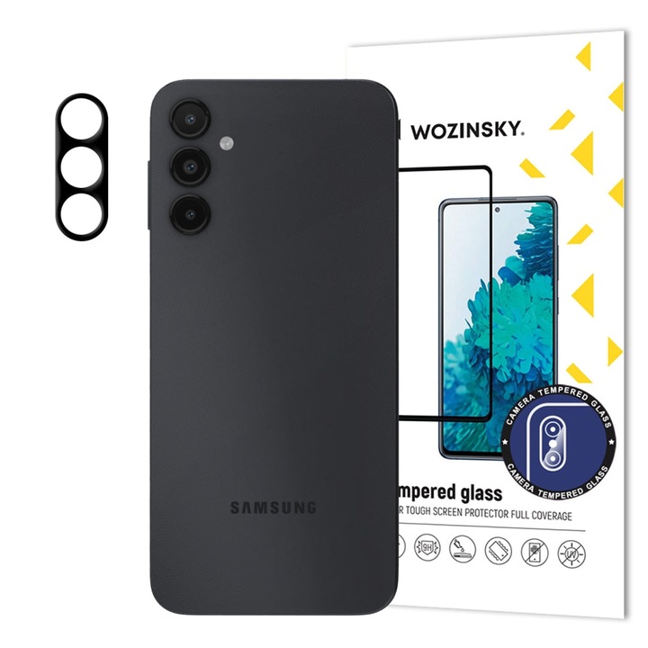 Протектор за камера от закалено стъкло Wozinsky Full Camera Glass за Samsung Galaxy A14 5G, Galaxy A14, 9H