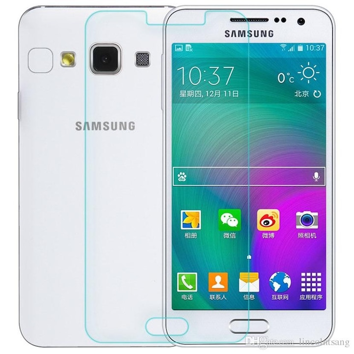 Folie Sticla Securizata Flippy, 9H, Transparenta HD, pentru Samsung Galaxy S2 Transparent