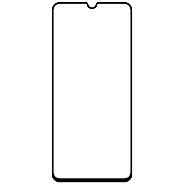 Folie de protectie Ecran OEM pentru Samsung Galaxy A70s A707 / A70 A705, Sticla securizata, Full Glue, 5D, Neagra