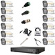 Sistem de supraveghere Hikvision cu 16 camere Poc, ColorVu 8 Megapixeli, Lumina Color 40m, DVR 16 canale 8 Megapixeli, Hard, Accesorii