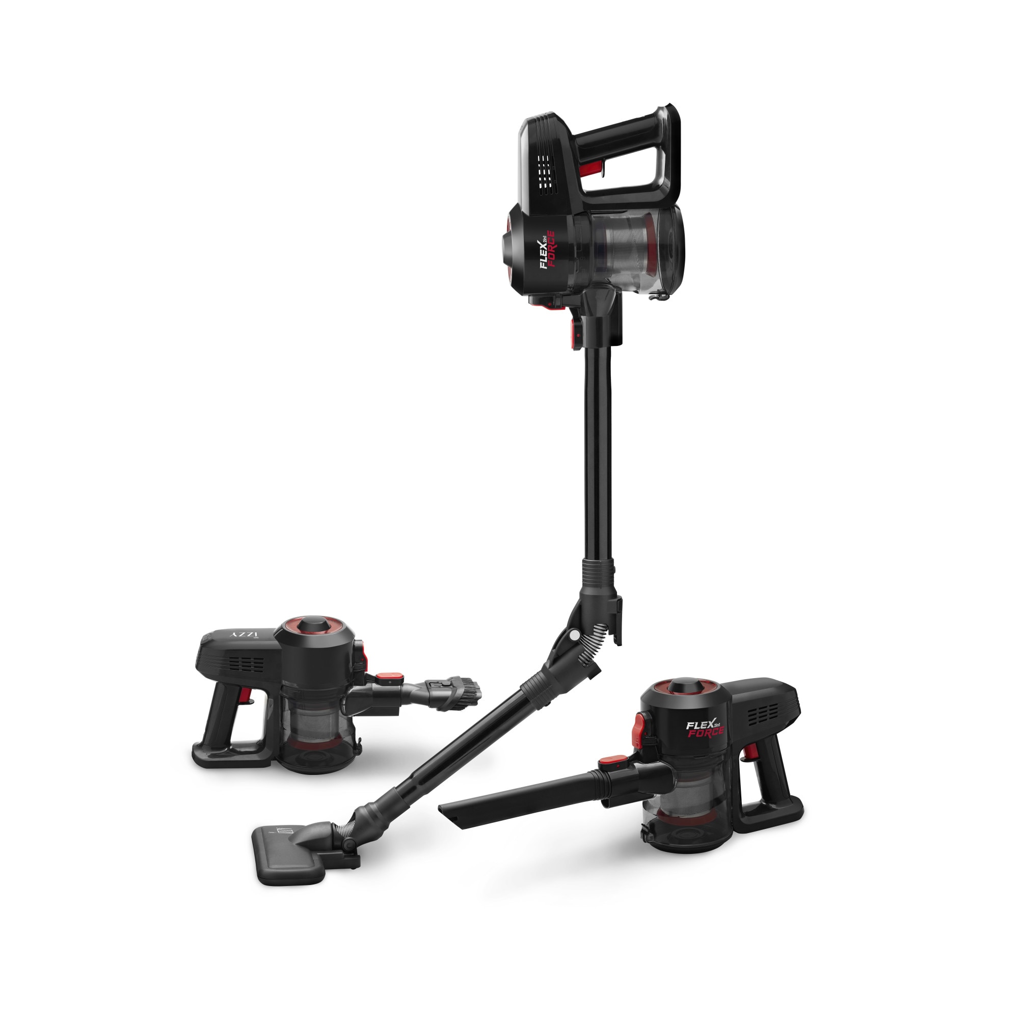 Aspirator portabil cu bat pentru toate suprafetele si colturile, Izzy, 2in1 cu cablu