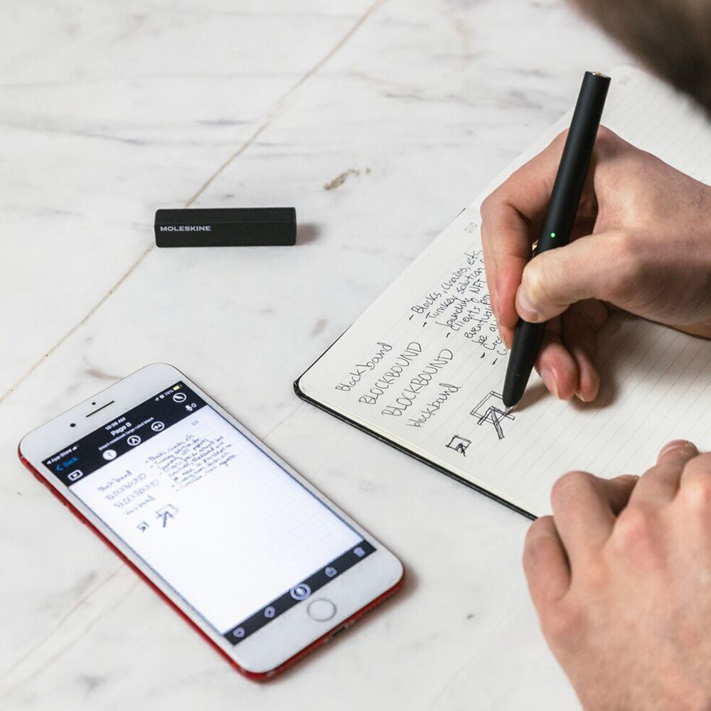 Set de scris inteligent caiet Moleskine Smart Notebook cu pix