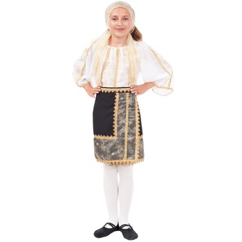 Costum popular fete Florina 2-3ani/ 105cm Costum popular fete Florina 2-3ani/ 105cm