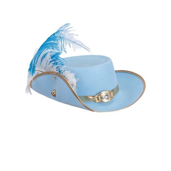 Palarie print cu pene delux Palarie print cu pene delux