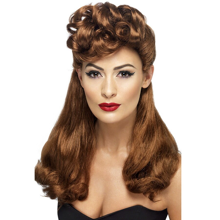 Peruca anii 40 satena vintage