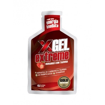 Gel energizant, GoldNutrition, EXTREME GEL TAURINA CAPSUNI, 40 G Gel energizant, GoldNutrition, EXTREME GEL TAURINA CAPSUNI, 40 G