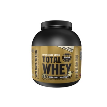 Pudra proteica, GoldNutrition, TOTAL WHEY PROTEIN VANILIE, 2KG Pudra proteica, GoldNutrition, TOTAL WHEY PROTEIN VANILIE, 2KG