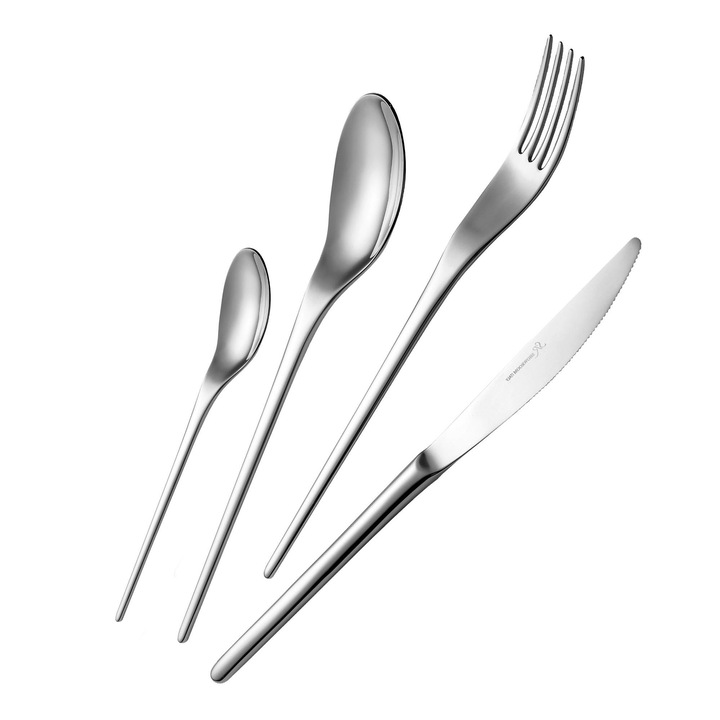 Set 75 tacamuri Joli, Eme, Otel inoxidabil, Argintiu