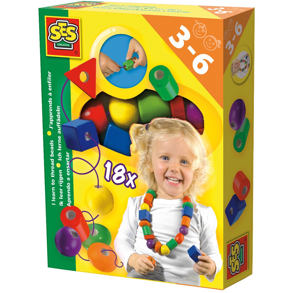 Set Invat sa insir margele SES Prescolari