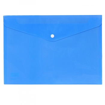 Mapa plastic A4 semitransparenta, cu buton si clapeta in V, US-230A Mapa plastic A4 semitransparenta, cu buton si clapeta in V, US-230A