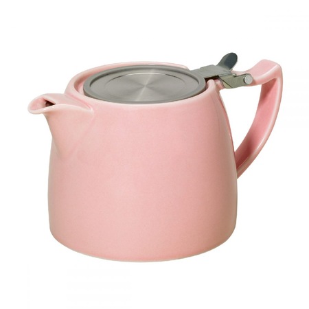 Infuzor Roz Ceainic Mignon din portelan cu infuzor si capac (roz) - eMAG.ro