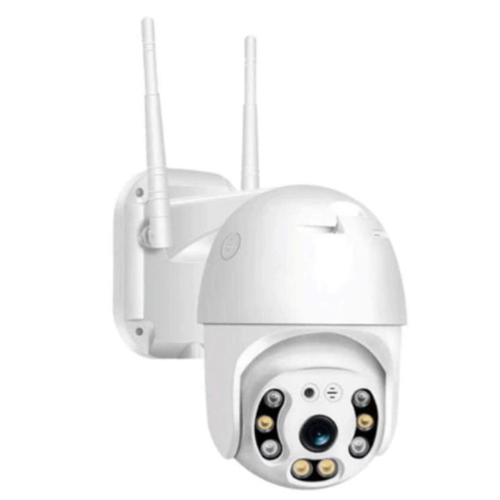 Камера за наблюдение, PTZ, FULL HD 1080P, 2MP, цветно нощно виждане, WIFI, Micro SD слот, въртене, разпознаване на човешка форма, на закрито и на открито