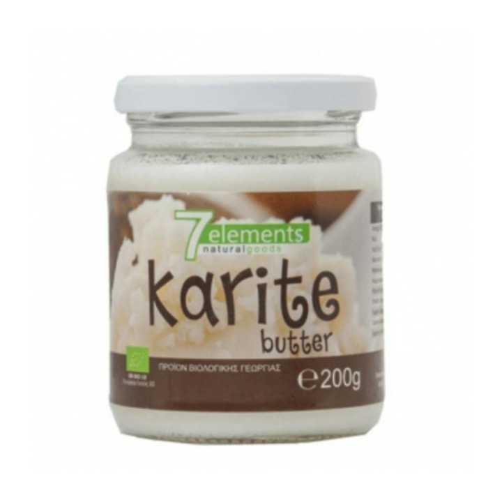 Unt de shea organic, 7elements, 200 g