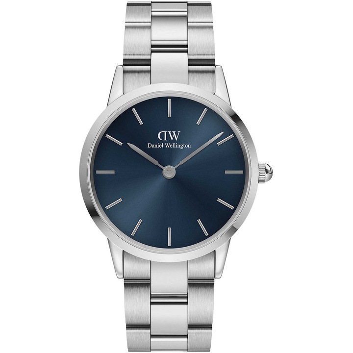 Дамски часовник, Daniel Wellington, кварц, стомана, сив