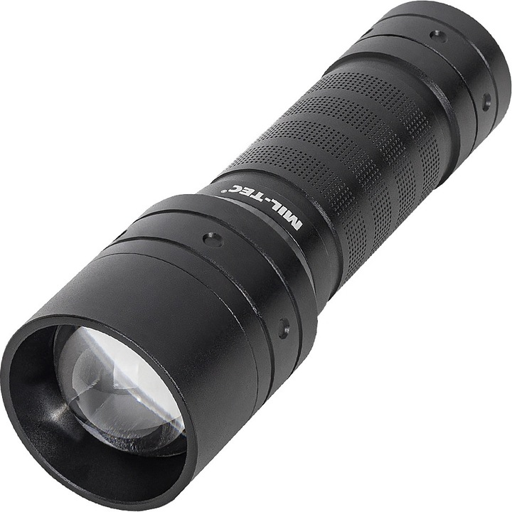 Тактически фенер Mission 520 LED черен Mil-Tec