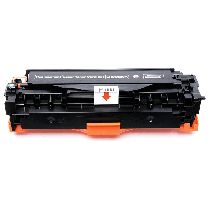 Cartus toner, TIN, model compatibil cu HP CC530A / HP 304A Black, negru, 3500 pagini