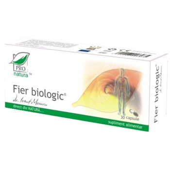 Supliment alimentar Fier Biologic 30 capsule Medica Supliment alimentar Fier Biologic 30 capsule Medica