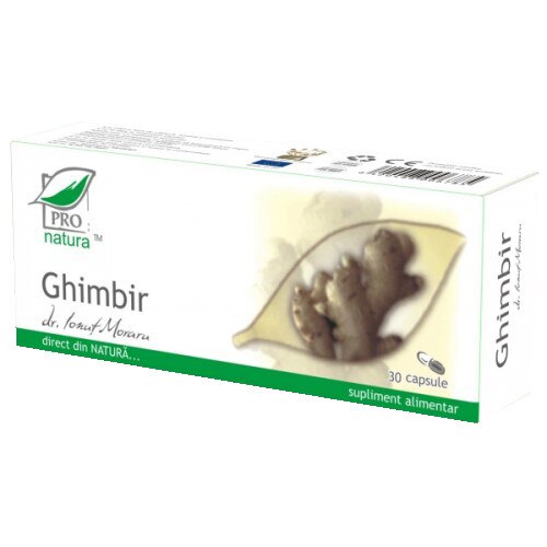 Supliment alimentar Ghimbir 30 capsule Medica