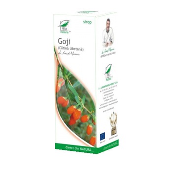 Supliment alimentar Sirop Goji ( catina tibetana ) 100 ml Medica Supliment alimentar Sirop Goji ( catina tibetana ) 100 ml Medica