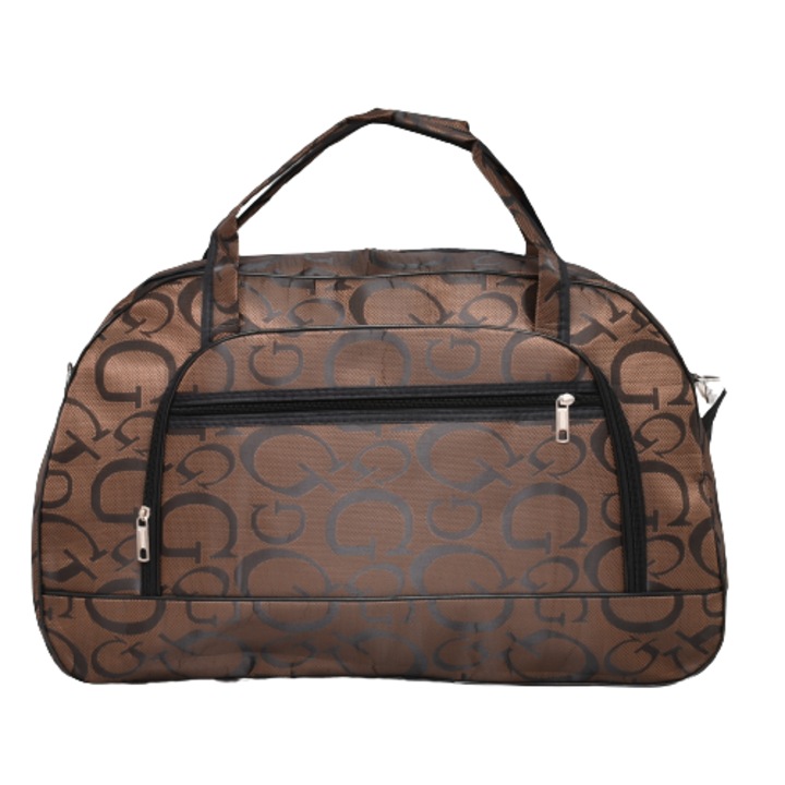 Пътна чанта 60120-5, 53/33/20 см, Текстил, Кафява