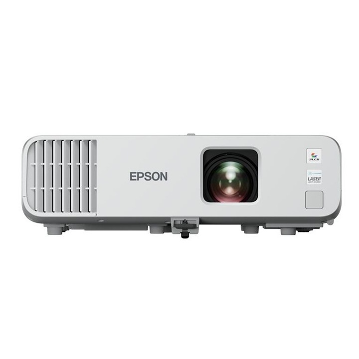 Видеопроектор Epson, EB-L260F - 3LCD projector - 4600 lumens (white) - 4600 lumens (colour) - 16:9 - 1080p - 802.11a/b/g/n/ac wireless / LAN/ Miracast, Бял