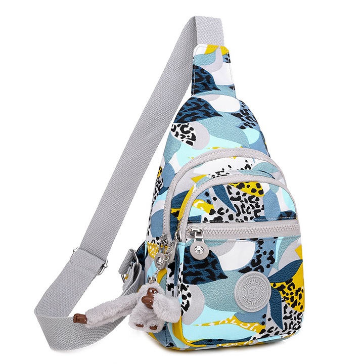 Sporttáska, Kaypsre, Nylon, 29x18x7 cm, Többszínű