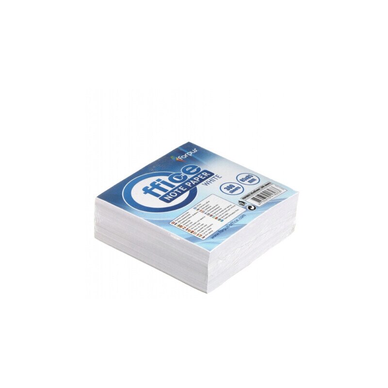 Cub notite alb Forpus 41803 300 file 8.5x8.5 cm