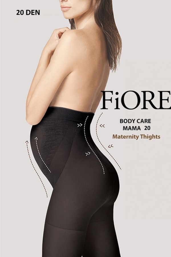 Ciorap FIORE BodyCare Mama 20 Den, Negru