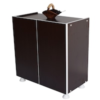 Comoda cu doua usi, 3 rafturi, Wenge Model 6006