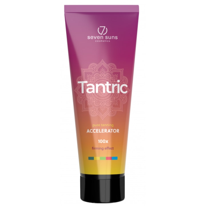 Ускорител за бронз в солариум, 7suns, Tantric Pure Accelerator, За естествен тен, За видим стягащ ефект, 250 мл