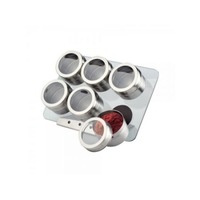 set condimente cu suport magnetic peterhof 6 recipiente 7 piese sticla inox imagen 9_0_
0