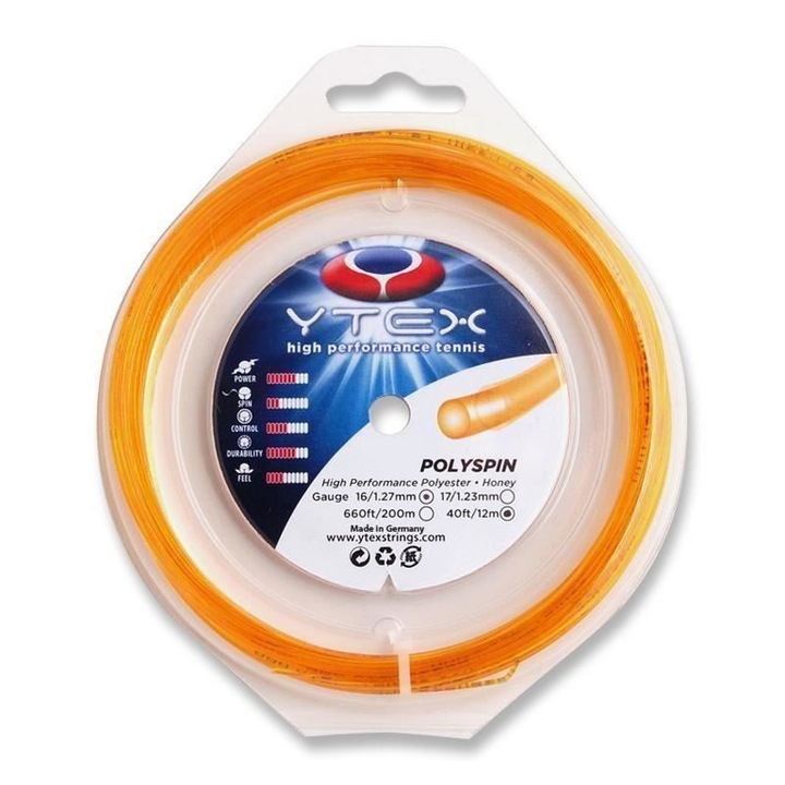 Racordaj YTEX POLYSPIN honey 16/1.27mm, set 12m