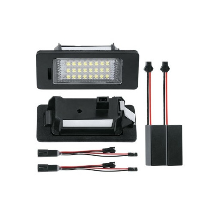 SMD Led rendszámtábla világítás Vw Golf 6, Passat, Jetta, Polo, Touareg, Touran, Sharan , 2 db