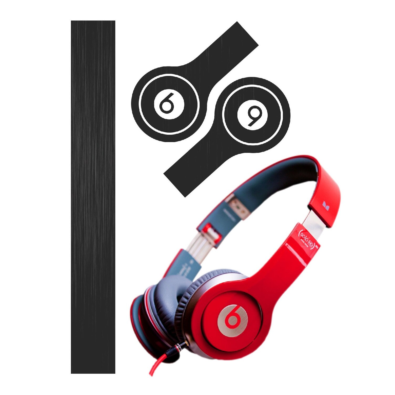 Folie de protectie Carbon Skinz, Husa de tip Skin Adeziv pentru Carcasa, Brushed Negru dedicata Beats By Dr Dre Solo HD